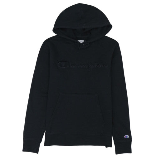 Champion Women's Black Small Pullover Hoodie Cotton Blend
