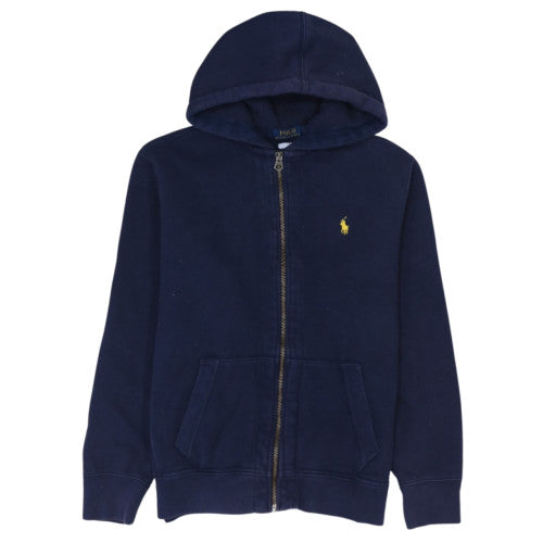 Ralph Lauren Men's Blue Full Zip Hooded Sweatshirt Size L
