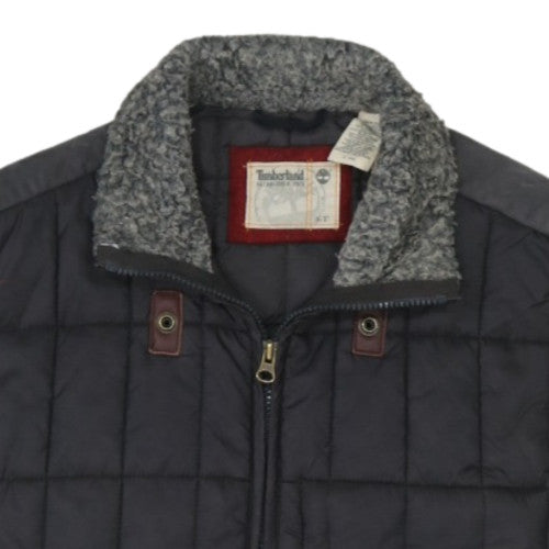 Timberland Men's Black Quilted Waistcoat L Regular Fit Outdoor Vest