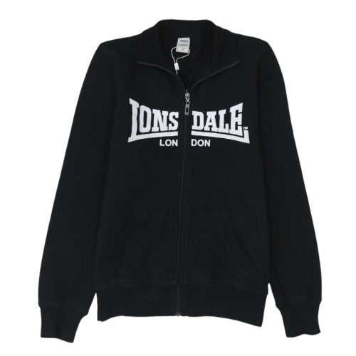 Lonsdale Womens Black Size 12 Track Jacket Full Zip Sportswear