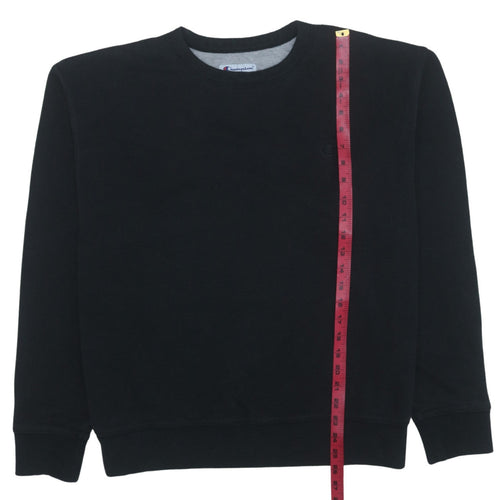 Champion Men's Black Crew Neck Pullover Sweatshirt Size L