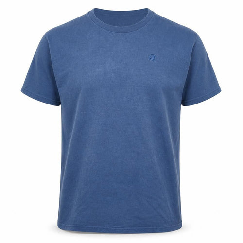 Champion Men's Blue XL Crew Neck Cotton T-Shirt