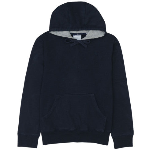 Champion Men's Blue Pullover Hoodie L Fleece Regular Fit