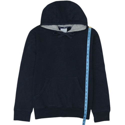 Champion Men's Blue Pullover Hoodie L Fleece Regular Fit