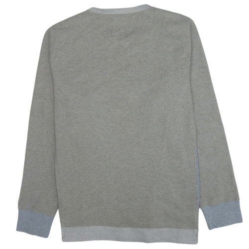 Hugo Boss Men's Grey 3XL Logo Pullover Sweatshirt
