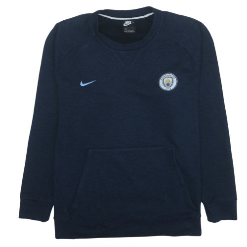 Nike Men’s Blue Manchester City XL Pullover Sweatshirt