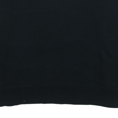 Champion Mens Black 2XL Pullover Crew Neck Fleece Sweatshirt