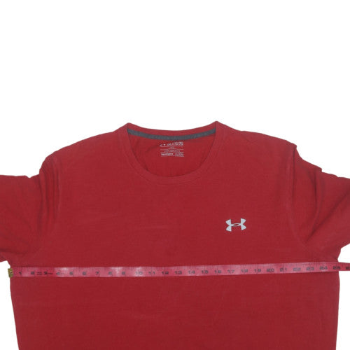 Under Armour Men's Red 2XL Loose HeatGear T-Shirt