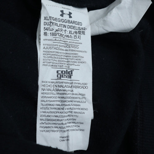 Under Armour Men's Black XL Pullover Hoodie ColdGear Fleece
