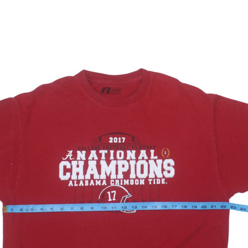 Russell Men's Red XL Alabama Crimson Tide Sports T-Shirt