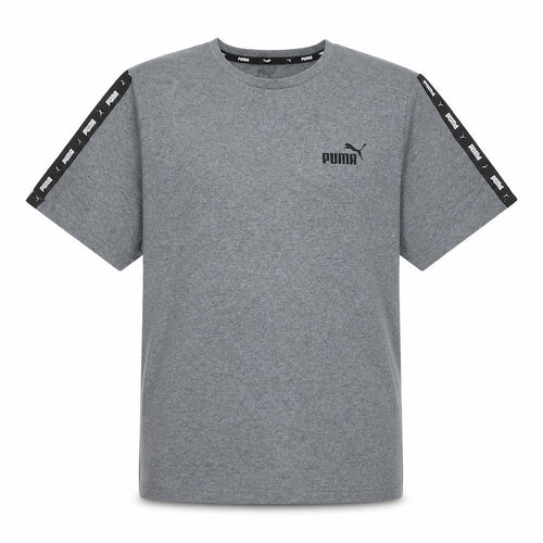 Puma Men's Grey Crew Neck Short Sleeve Athletic T-Shirt L
