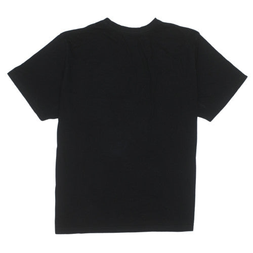 Reebok Men's Black 2XL Graphic Logo Sports T-Shirt