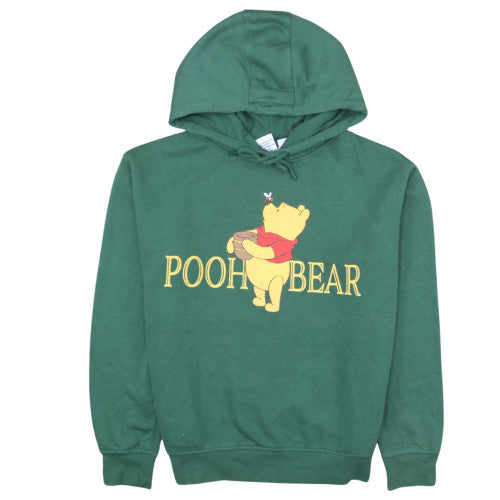 Disney Womens Green Winnie the Pooh Pullover Hoodie Size Small