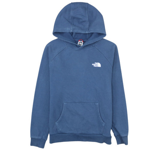The North Face Men Blue Pullover Hoodie M Outdoor Cotton Sweatshirt