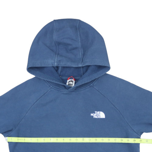 The North Face Men Blue Pullover Hoodie M Outdoor Cotton Sweatshirt