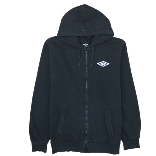 Umbro Men's Black XL Full Zip Hoodie Sweatshirt Fleece