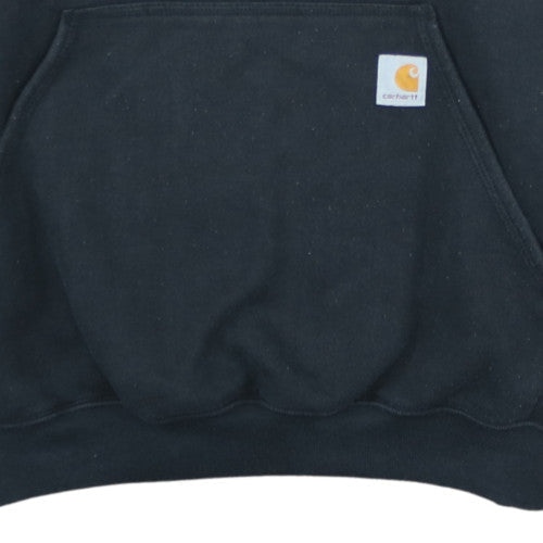 Carhartt Men's Black Pullover Hoodie M Loose Fit Heavyweight Workwear