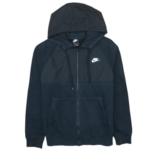 Nike Men’s Black Full Zip Hoodie Size M Logo Sportswear