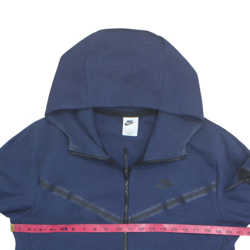 Nike Men's Blue Full Zip Fleece Hoodie M Regular