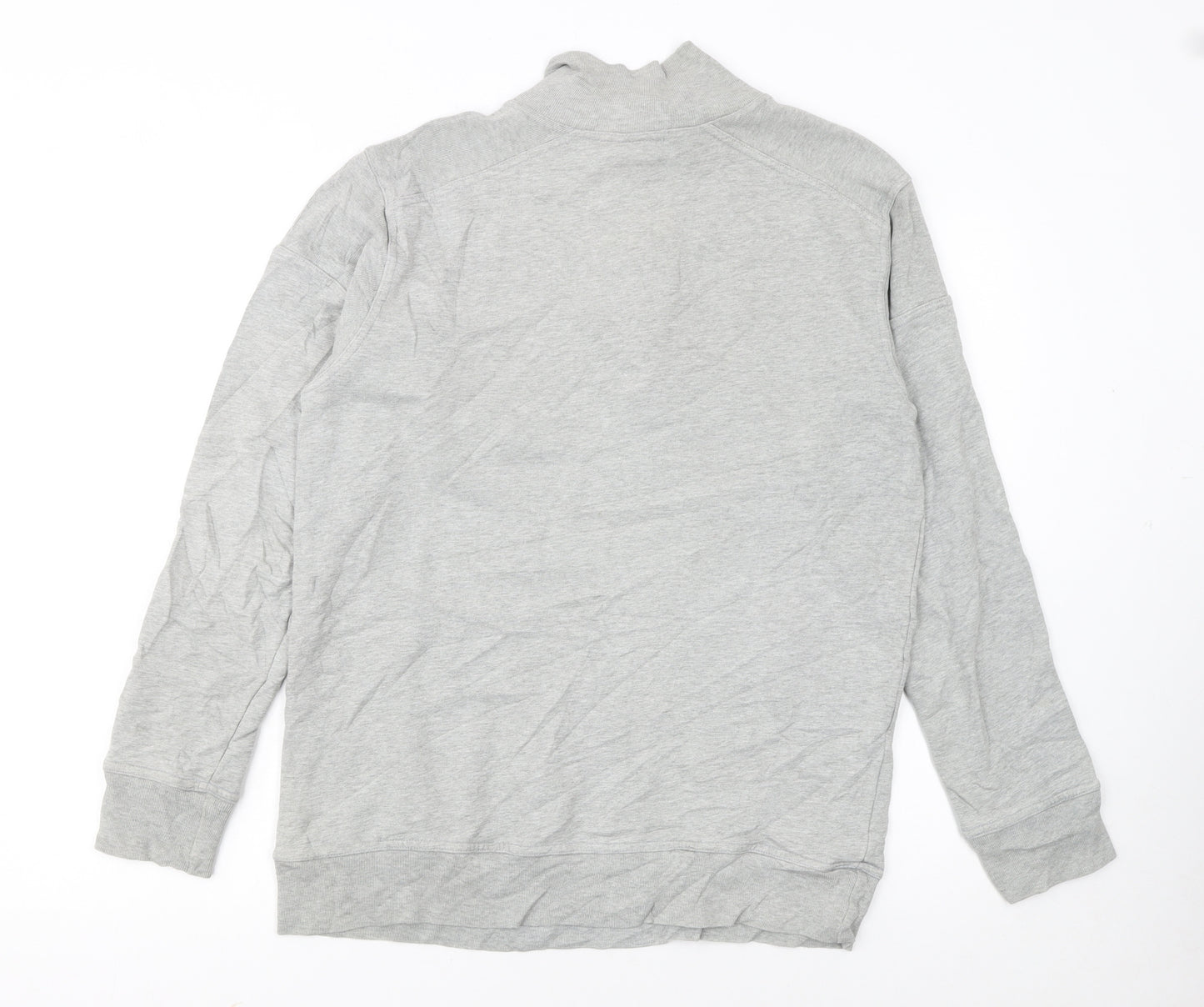 Dolce & Gabbana Men's Grey XL 1/2 Zip Logo Sweatshirt