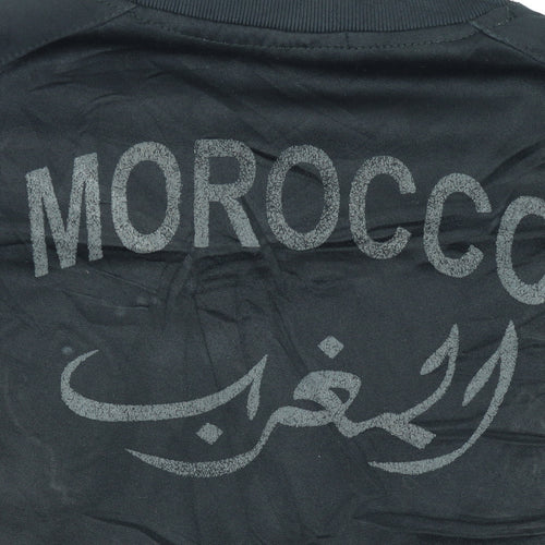 adidas Men's Black Morocco Football Sweatshirt L Crew Neck