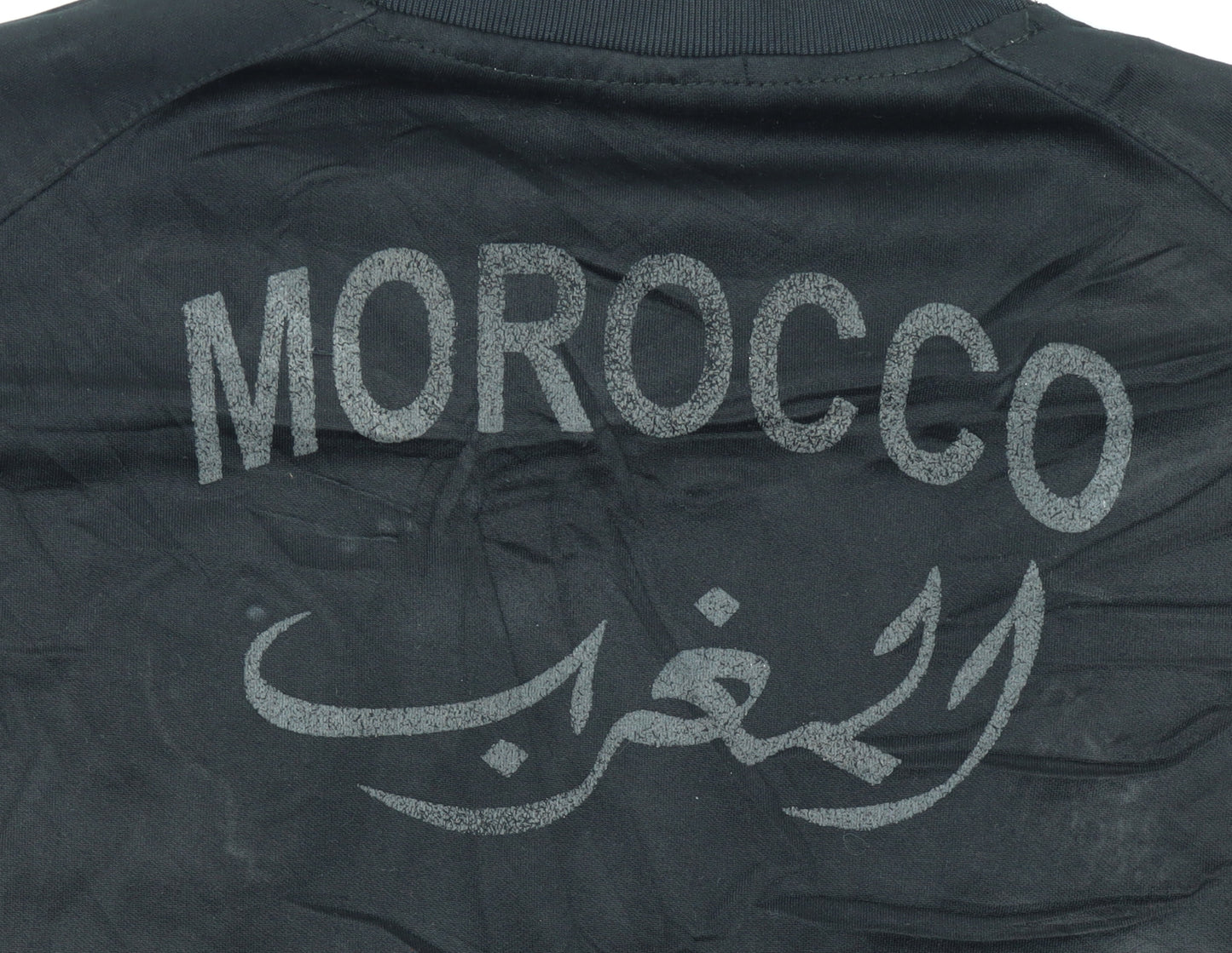 adidas Men's Black Morocco Football Sweatshirt L Crew Neck