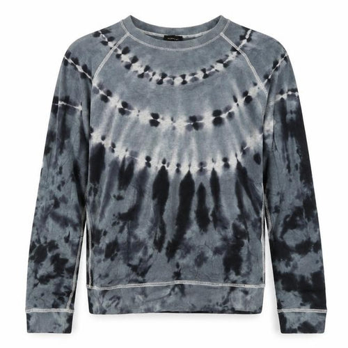 Diesel Womens Grey Tie-Dye Crew Neck Long Sleeve Sweatshirt Size S
