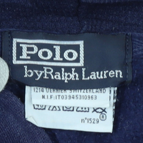 Polo Ralph Lauren Men's Blue Full Zip Hoodie Size L