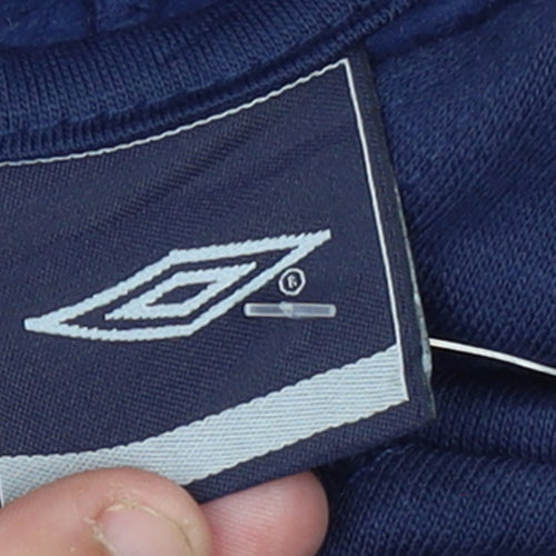 Umbro Men's Blue XL Pullover Hoodie Sports Style