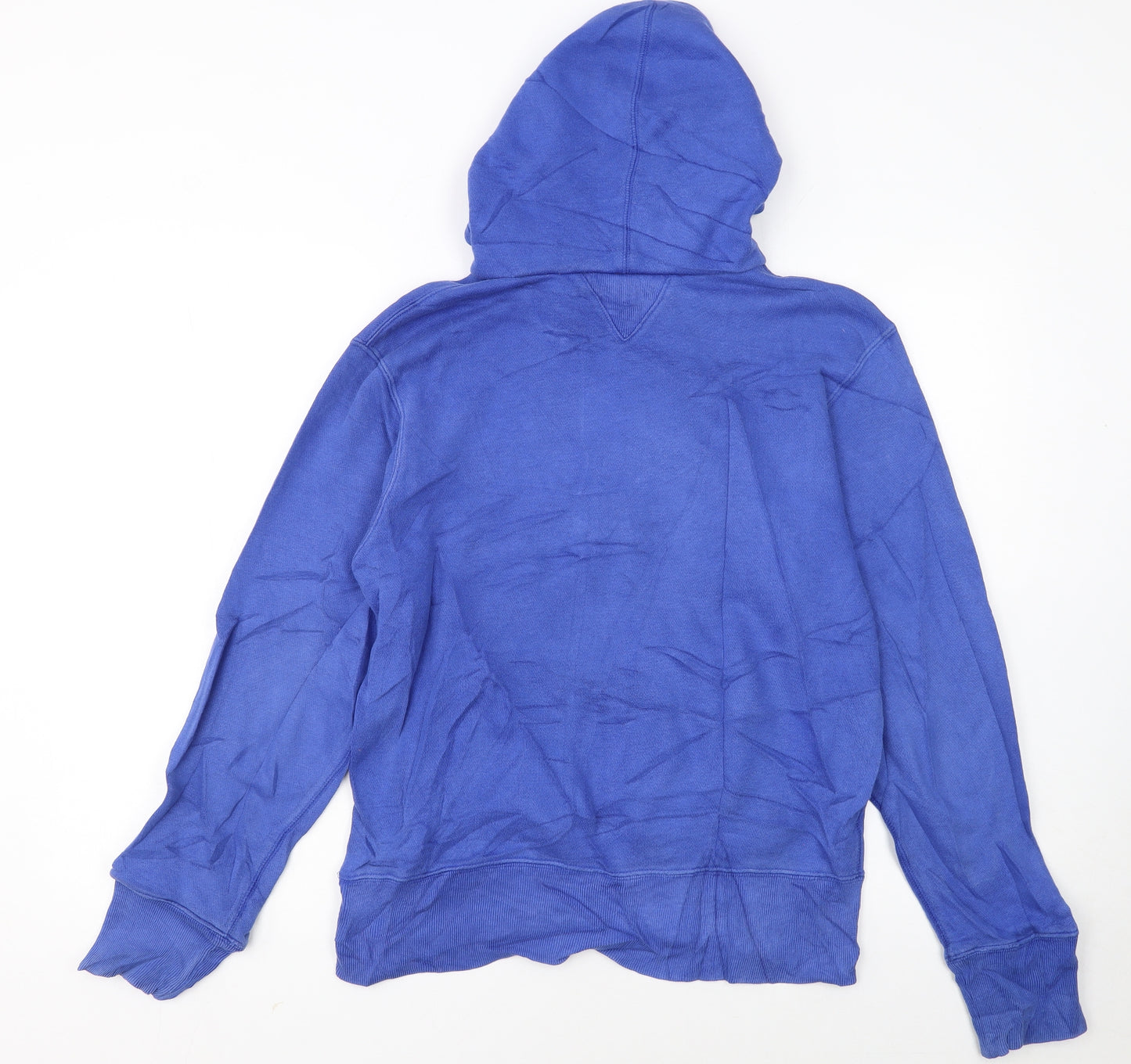 Champion Women's Blue Small Pullover Hoodie 100 Logo Cotton Blend