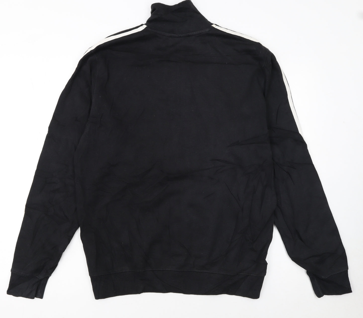 Adidas Men's Black Small 1/2 Zip Sweatshirt Sports Pullover