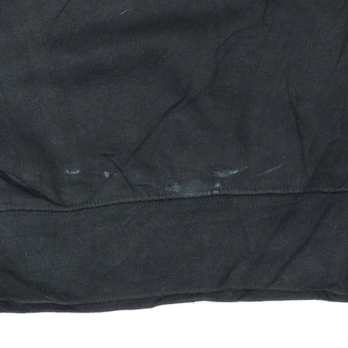 Adidas Men's Black Small 1/2 Zip Sweatshirt Sports Pullover
