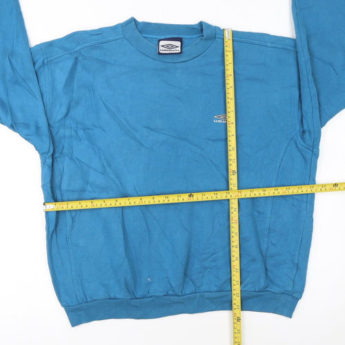 Umbro Men’s Blue Crew Neck Pullover Sweatshirt Size L