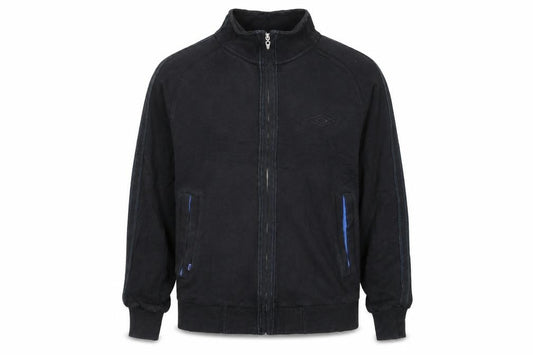 Umbro Men's Black Small Track Jacket Full Zip Sportswear