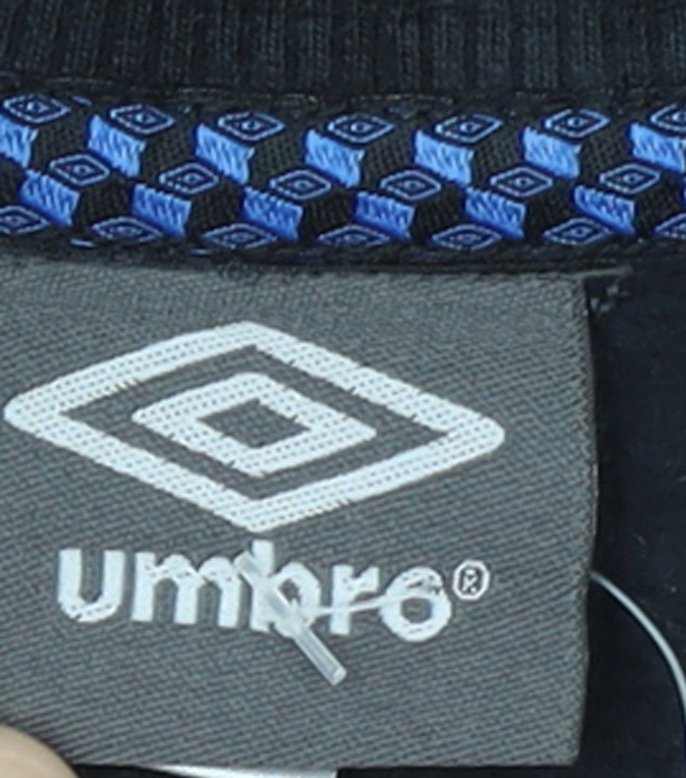Umbro Men's Black Small Track Jacket Full Zip Sportswear