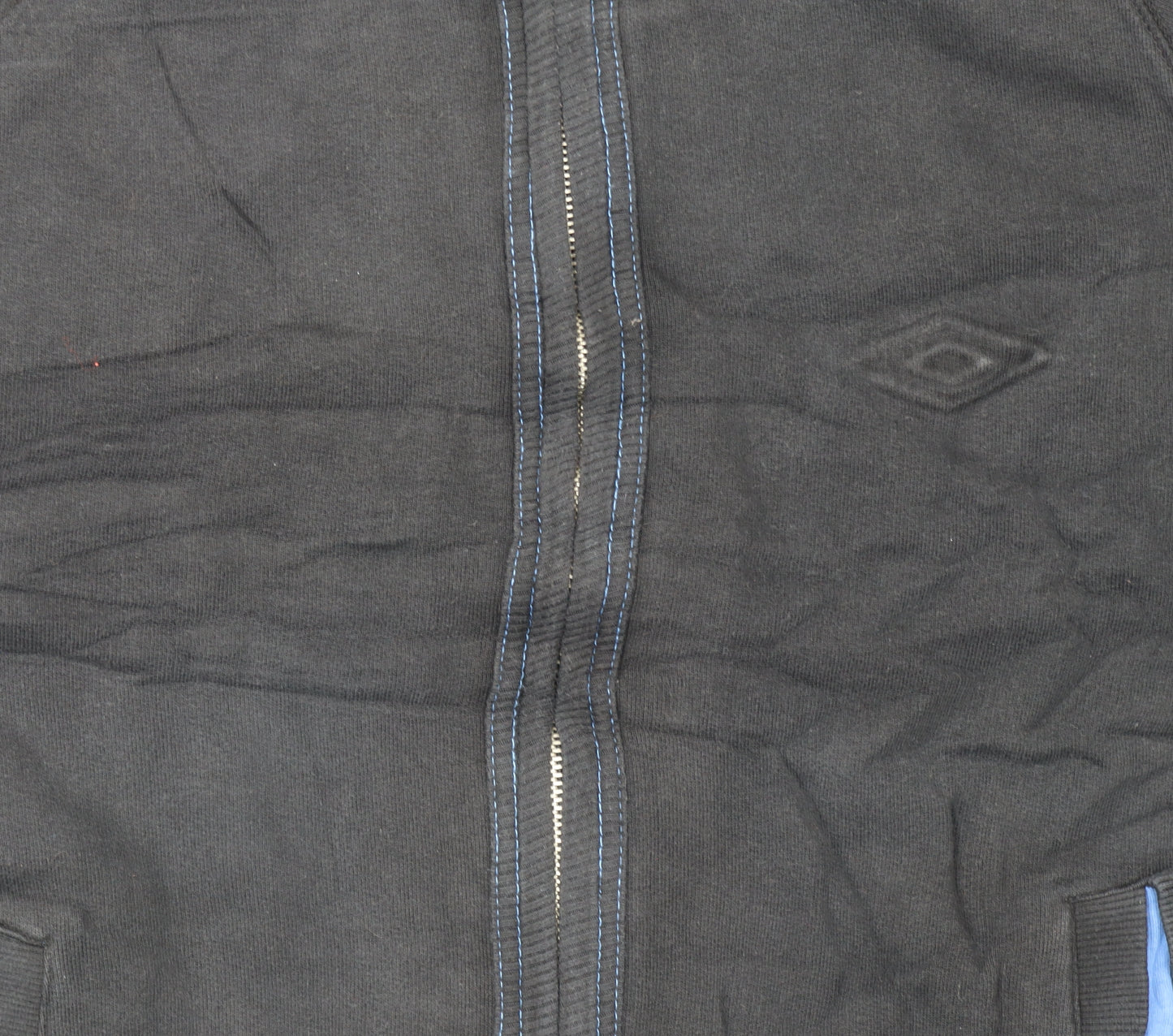 Umbro Men's Black Small Track Jacket Full Zip Sportswear