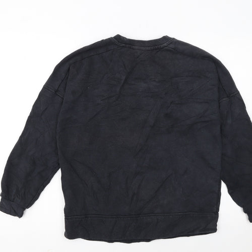 Nike Air Men's Black Small Pullover Sweatshirt Crew Neck Athletic Fleece