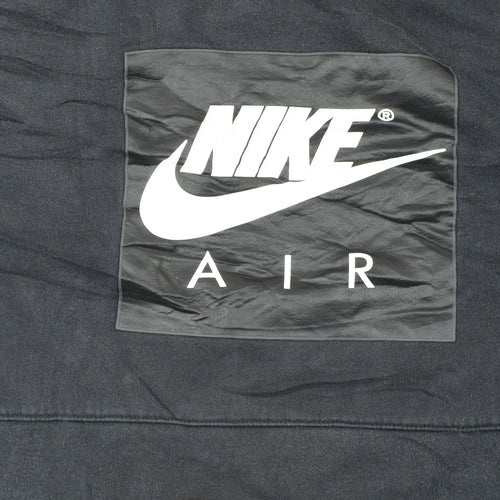 Nike Air Men's Black Small Pullover Sweatshirt Crew Neck Athletic Fleece