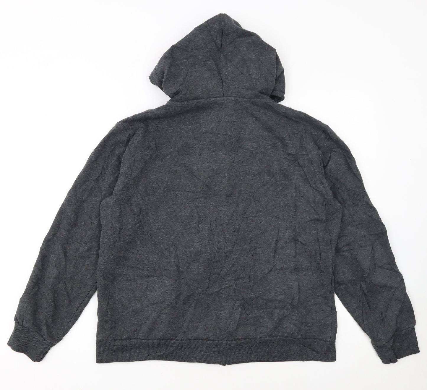 Fila Women’s Dark Grey Full Zip Hoodie Size 16 Cotton Blend