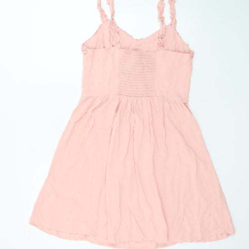 New Look Women’s Pink Knee Length A-Line Dress Size 14