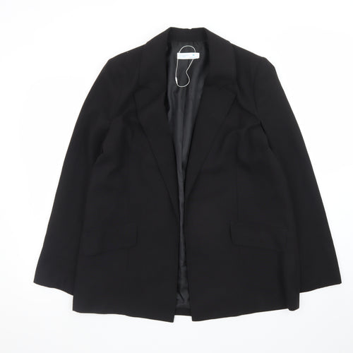 Primark Women Black Regular Fit Single-Breasted Blazer M