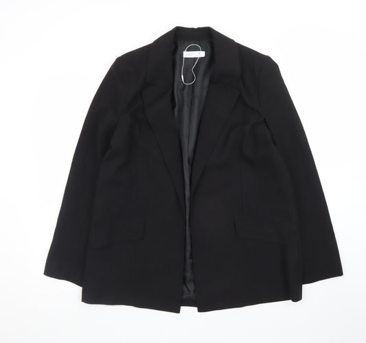 Primark Women Black Regular Fit Single-Breasted Blazer M