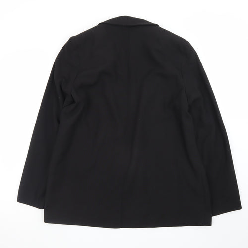 Primark Women Black Regular Fit Single-Breasted Blazer M