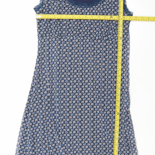 Yaya Collection Women's Blue Floral Shift Dress L