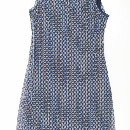 Yaya Collection Women's Blue Floral Shift Dress L