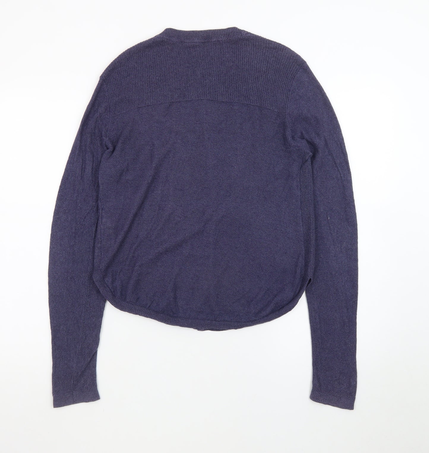 White Stuff Women's Purple Cardigan UK 12 Button Front Knitwear