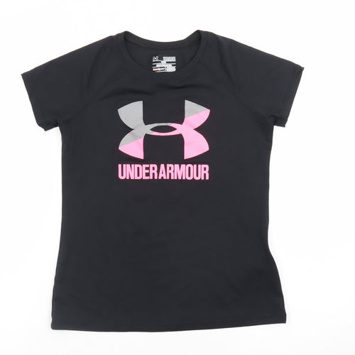Under Armour Women's Black HeatGear Loose Fit T-Shirt M