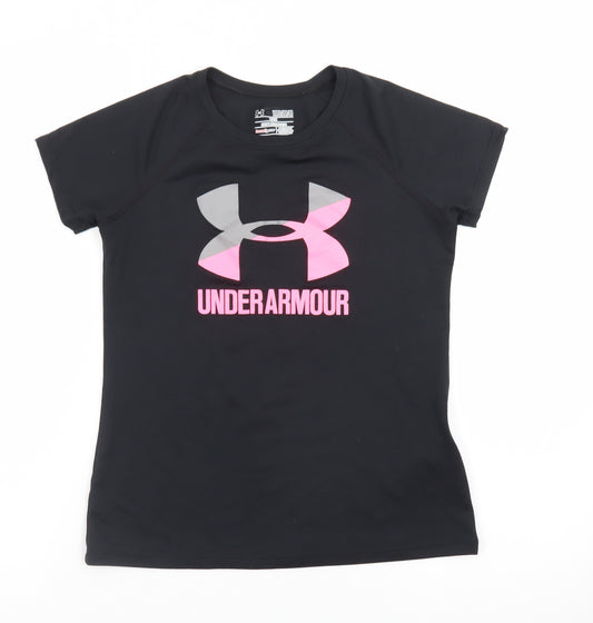 Under Armour Women's Black HeatGear Loose Fit T-Shirt M