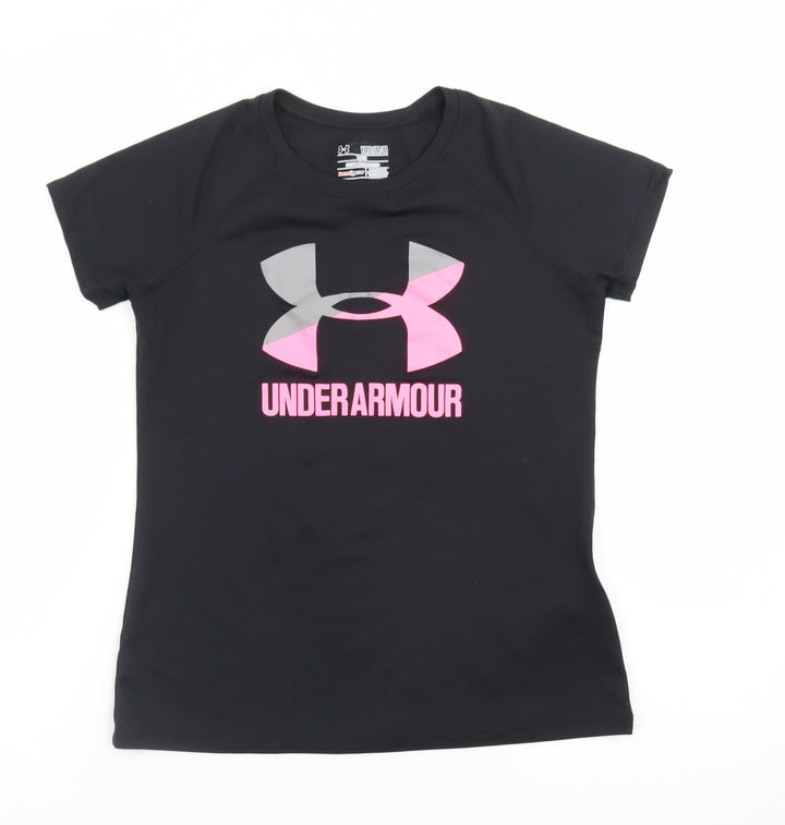 Under Armour Women's Black HeatGear Loose Fit T-Shirt M