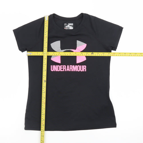 Under Armour Women's Black HeatGear Loose Fit T-Shirt M